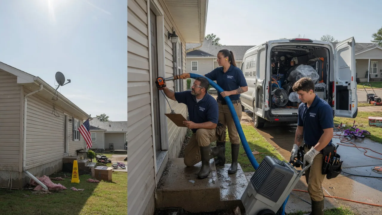 Ceiling Water Damage Restoration in New Sharon, IA near me